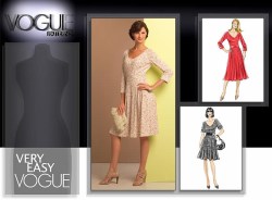 8443 SO EZ VOGUE FLARE MIDRIFF  V-DRESS LENGTHS PATTERN 14-22